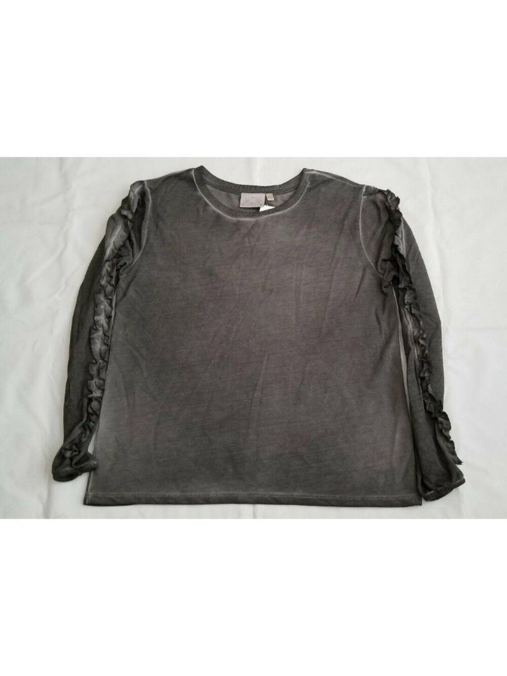 Dantelle‎ Women's Gray Oil Dye Sweatshirt Pullover Top Size Small NWT - Picture 6 of 16